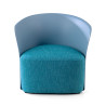 sillon para sala de espera azul aura tela 3
