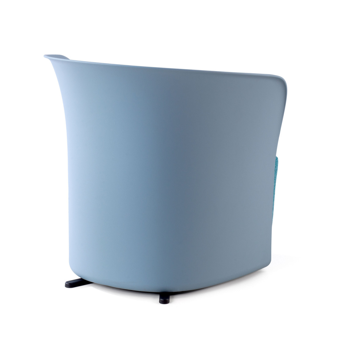sillon para sala de espera azul aura tela 8