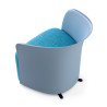 sillon para sala de espera azul aura tela 5
