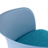 sillon para sala de espera azul aura tela 6