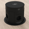 Pasacables de mesa Powerhub connect 2 enchufes + 2 RJ45 + USB