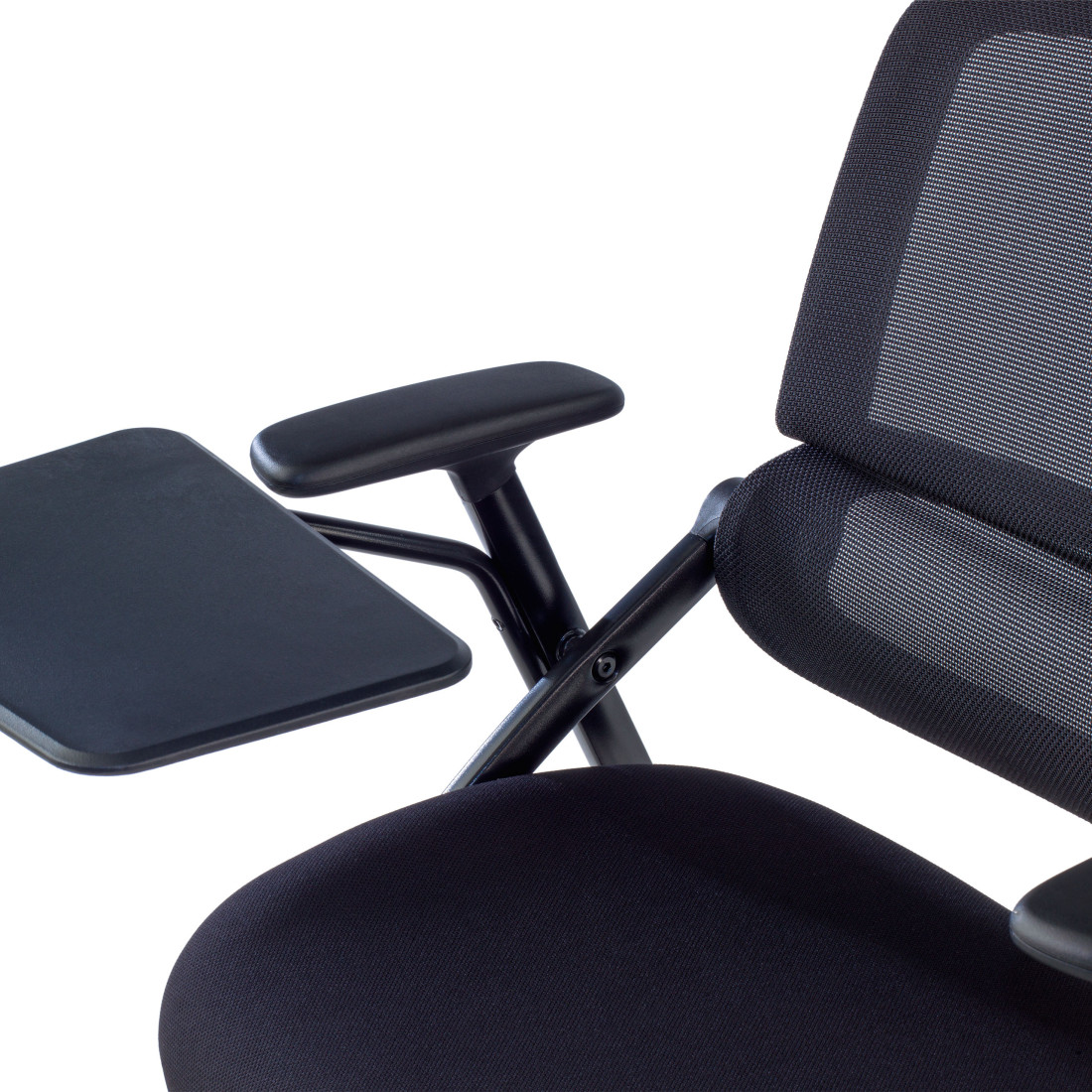silla confidente negro flexia 4 patas atril plastico 13