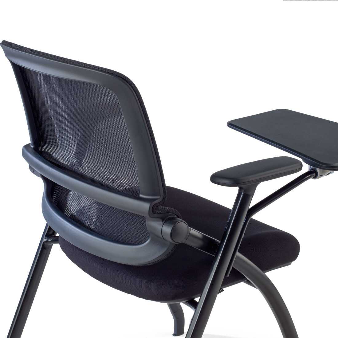 silla confidente negro flexia 4 patas atril plastico 8