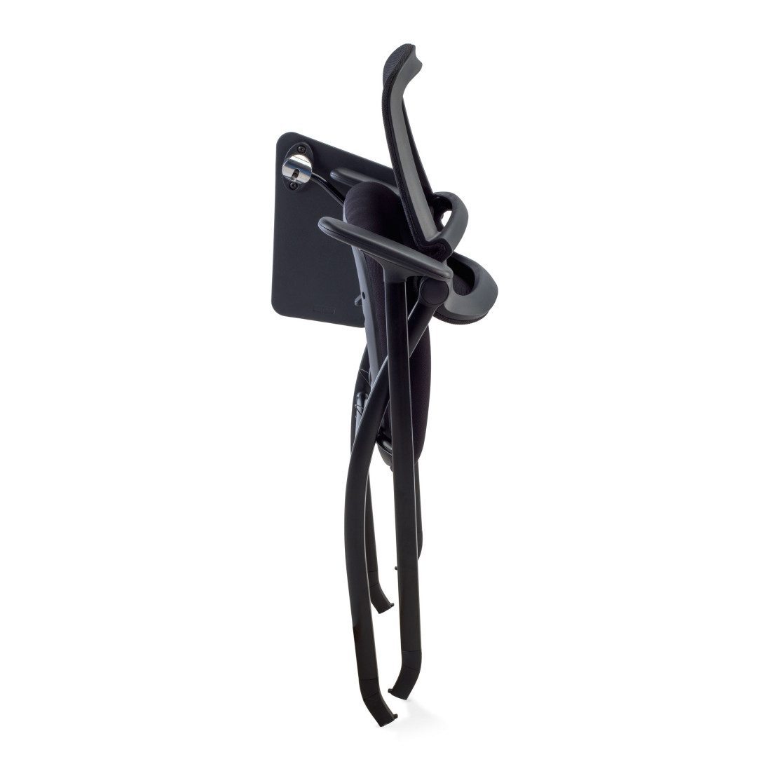 silla confidente negro flexia 4 patas atril plastico 9