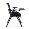 silla confidente negro flexia 4 patas ruedas atril plastico 7