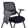 silla confidente negro flexia 4 patas ruedas atril plastico 8