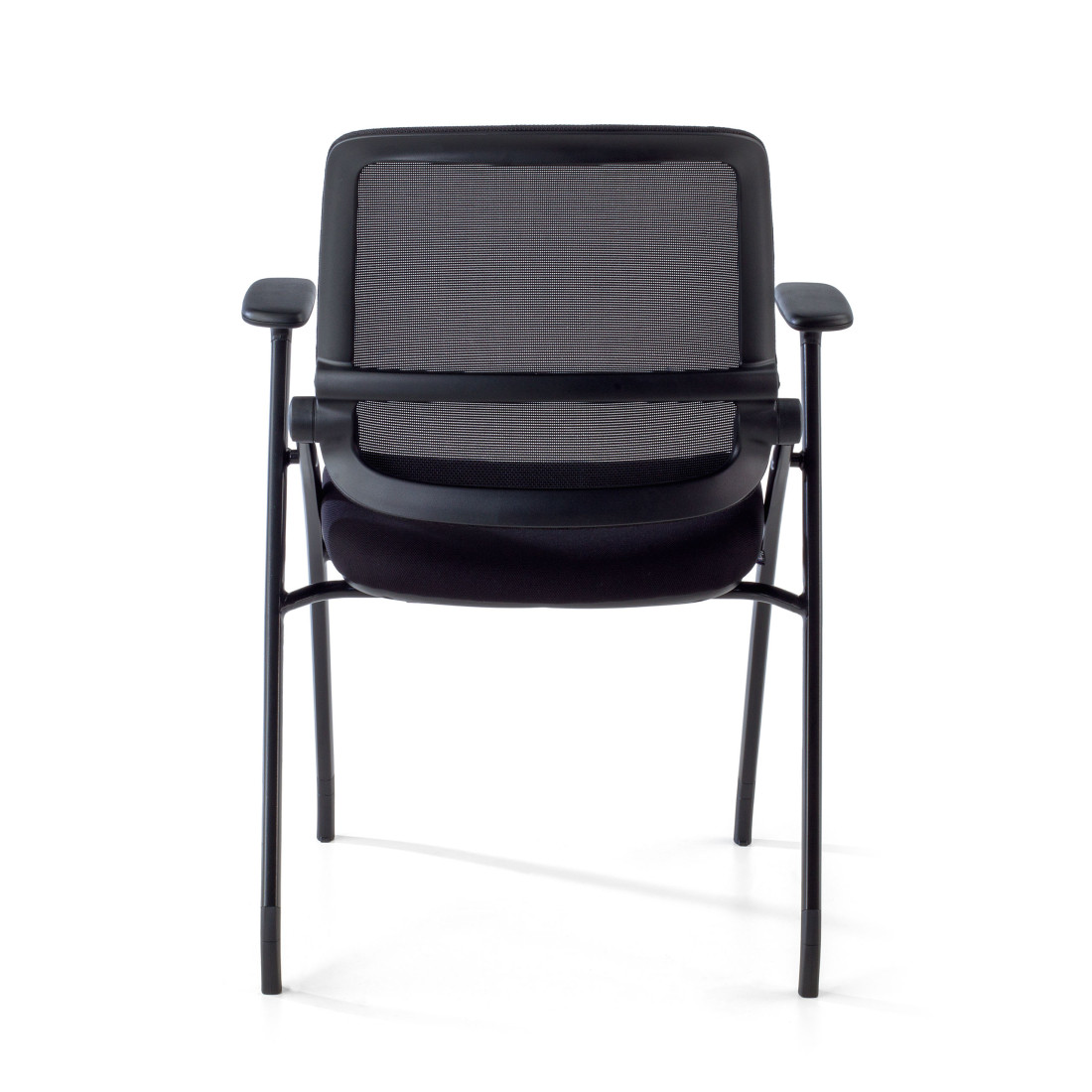 silla confidente negro flexia 4 patas plastico 10