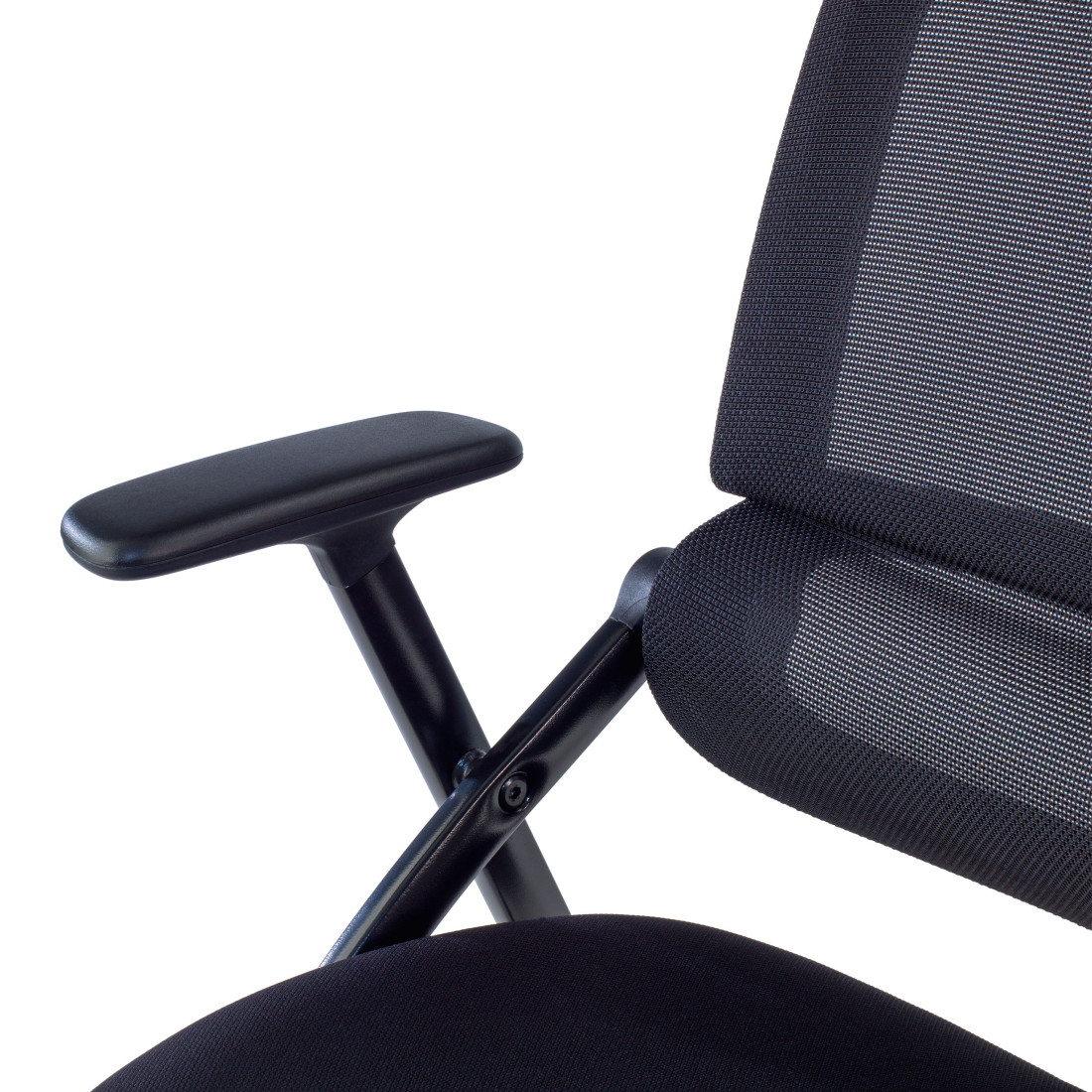silla confidente negro flexia 4 patas plastico 7