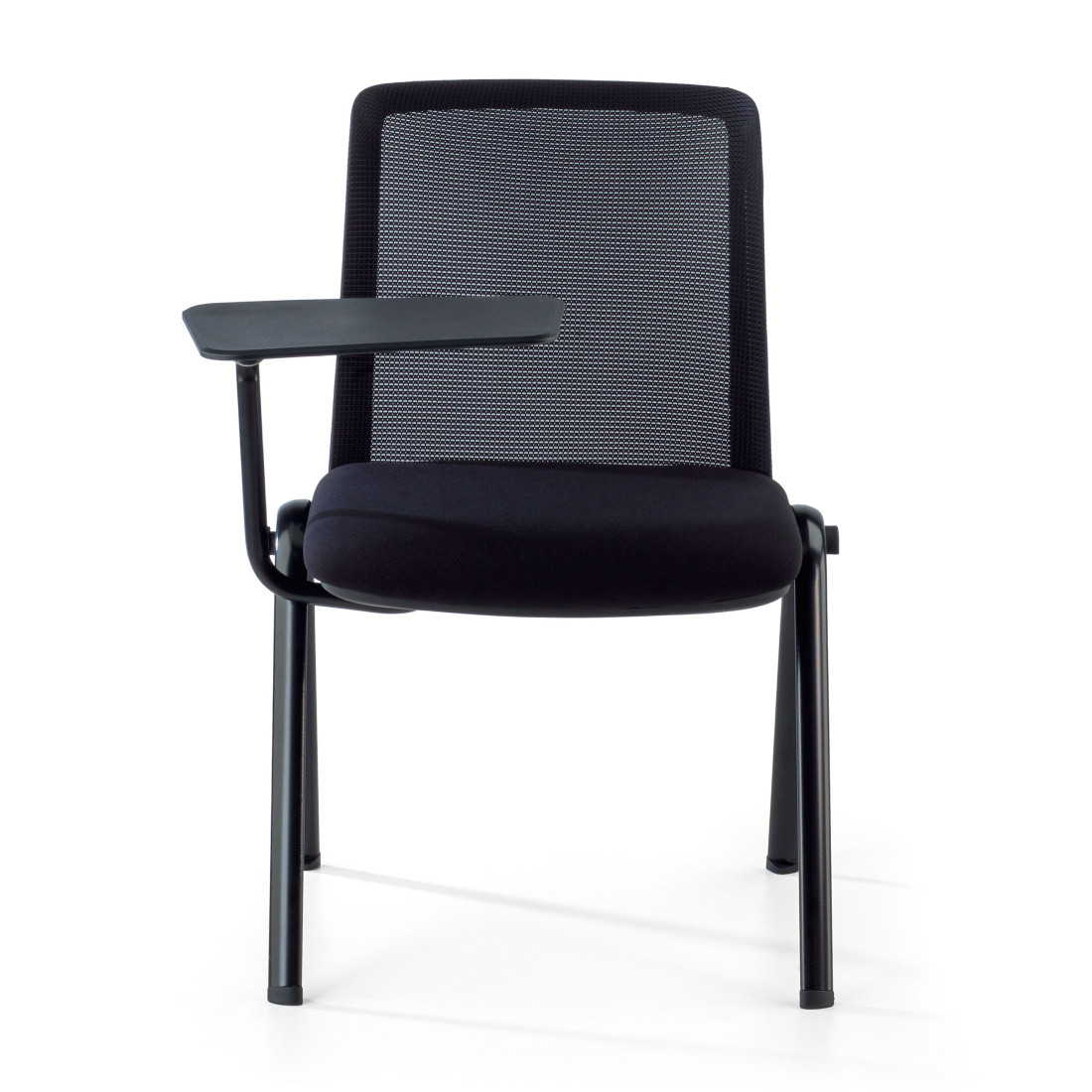 silla confidente negro versa silla con pala de escritura plastico 6