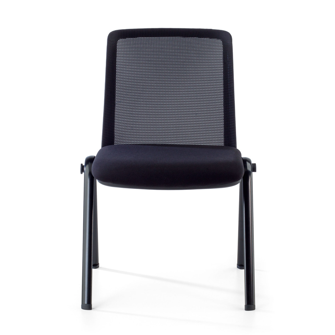 silla confidente negro versa 4 patas plastico 6