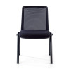 silla confidente negro versa 4 patas plastico 6