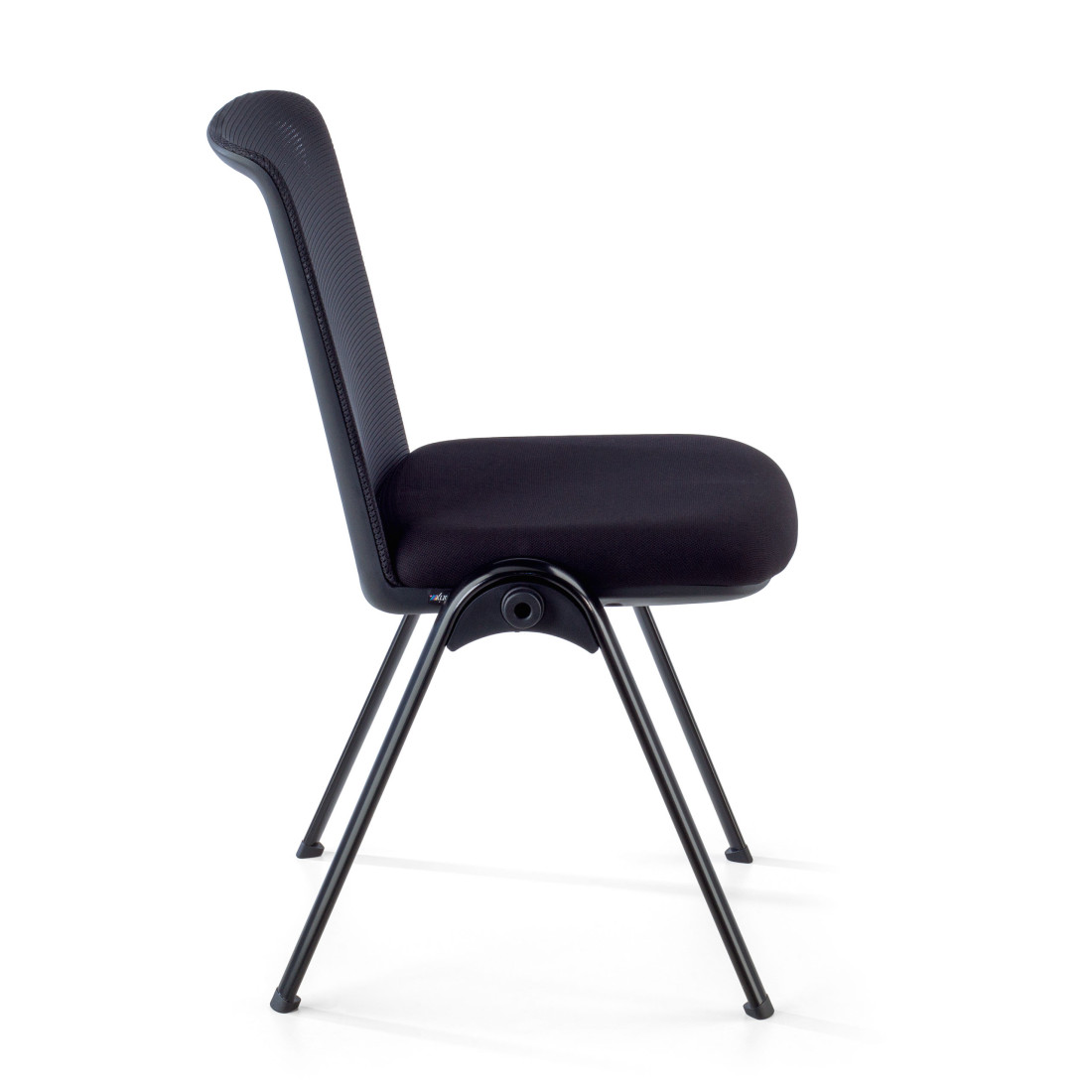 silla confidente negro versa 4 patas plastico 7