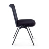 silla confidente negro versa 4 patas plastico 7