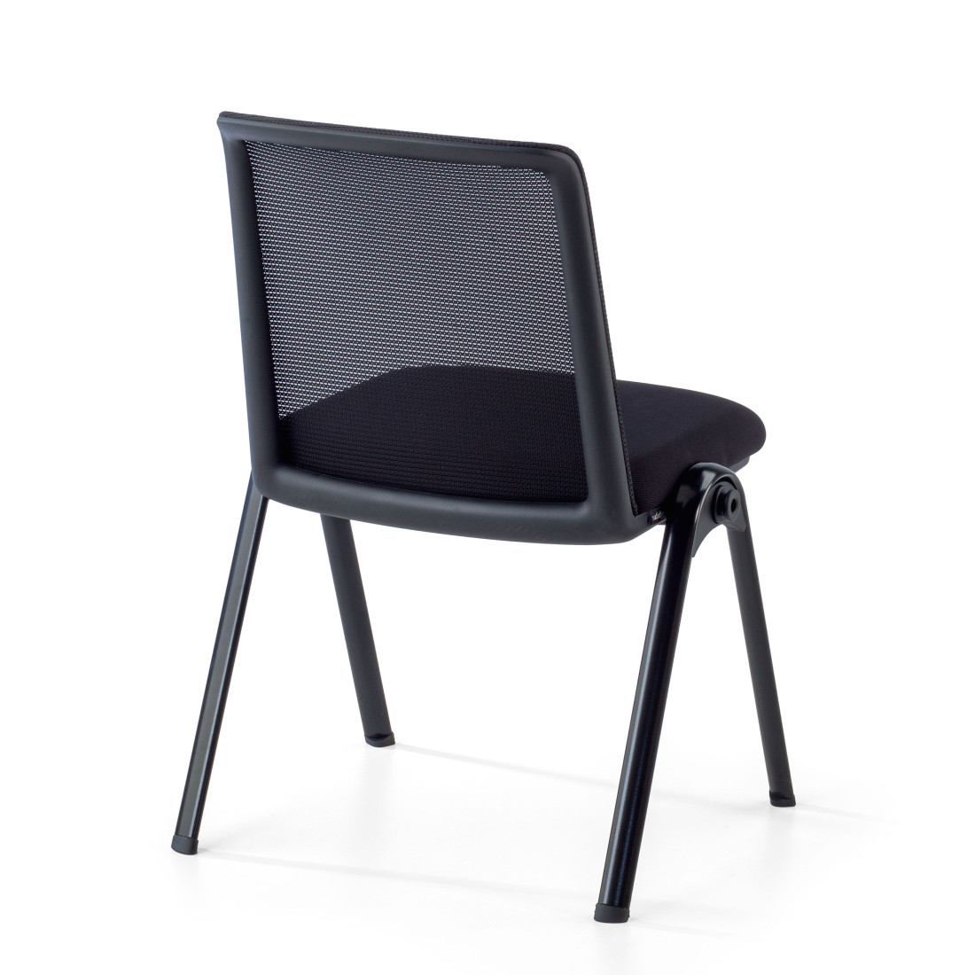 silla confidente negro versa 4 patas plastico 8