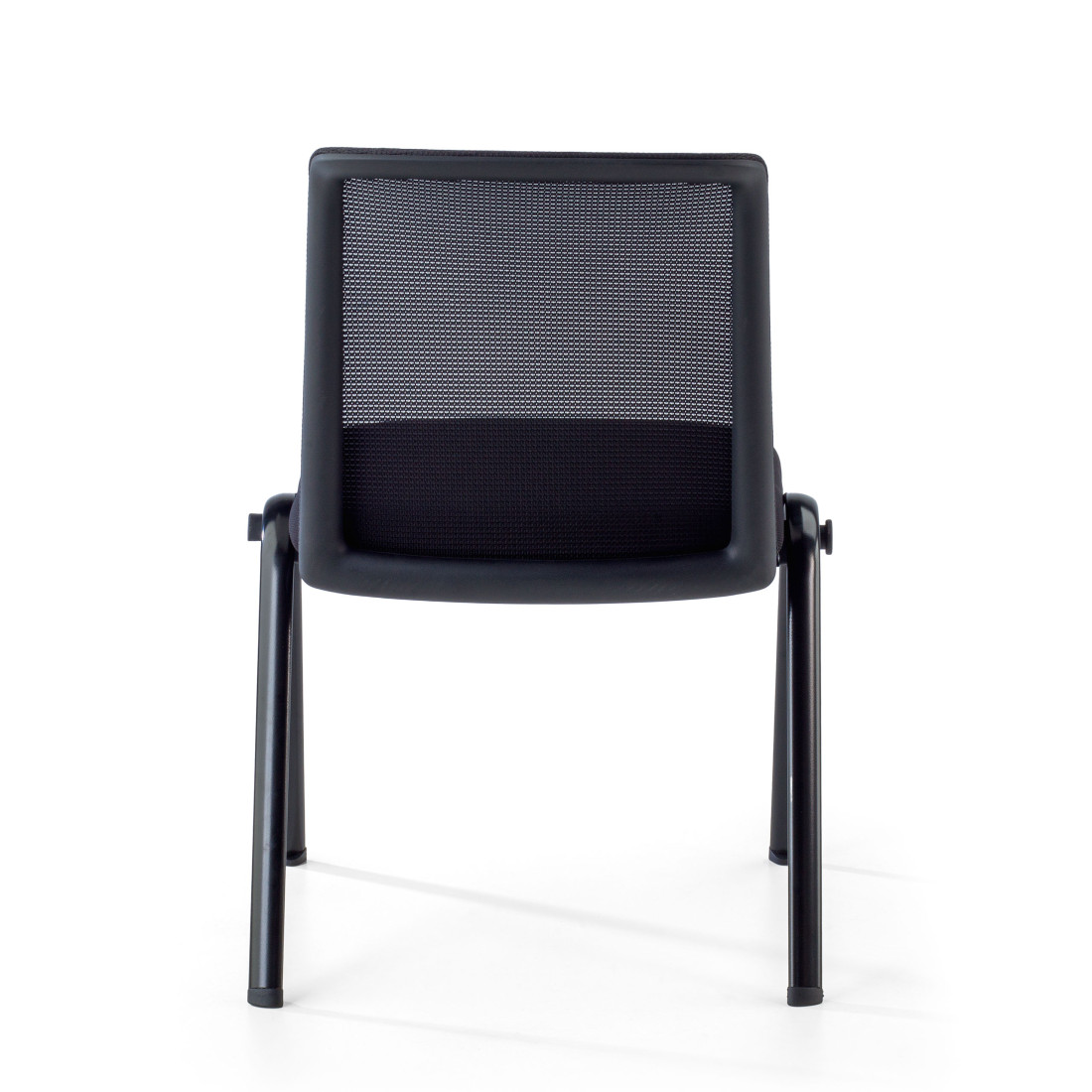 silla confidente negro versa 4 patas plastico 9