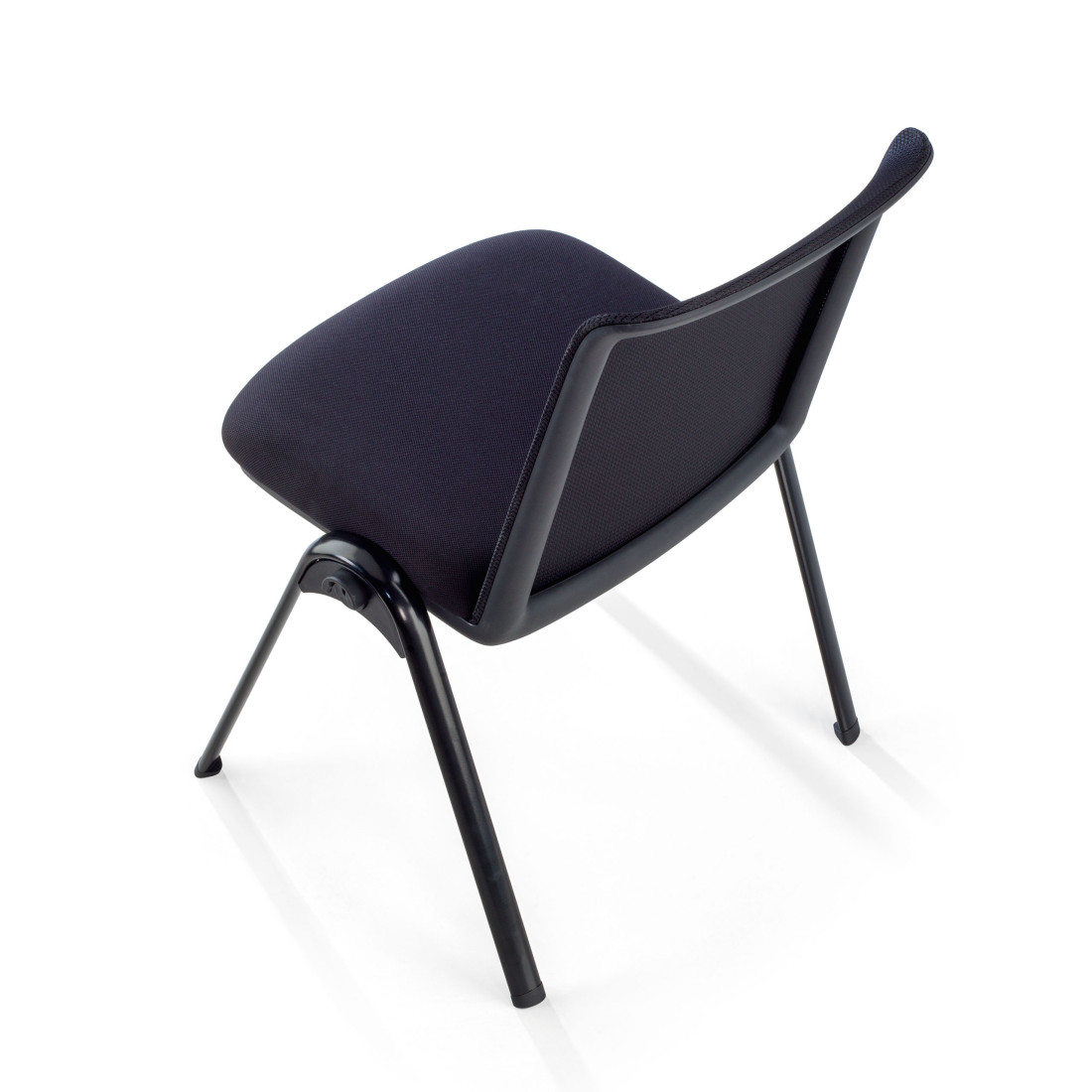 silla confidente negro versa 4 patas plastico 10