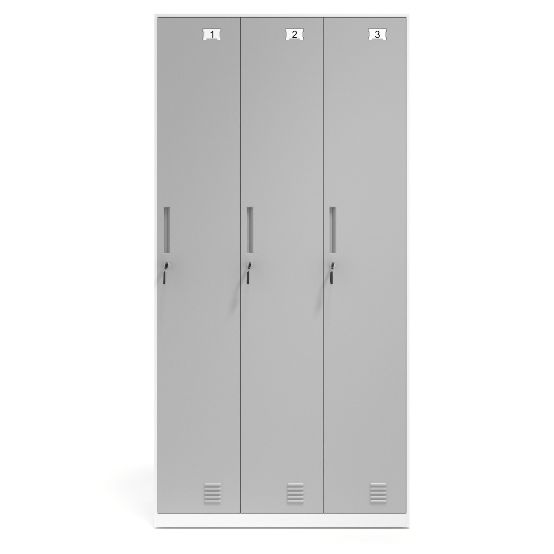taquilla vestuario aluminio strong taquilla 3 puertas 4