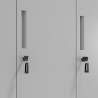 taquilla vestuario aluminio strong taquilla 3 puertas 5