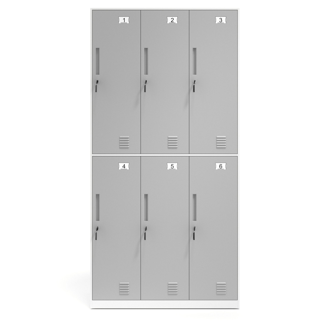 taquilla vestuario aluminio strong taquilla 6 puertas 4