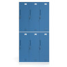 taquilla vestuario azul strong taquilla 6 puertas 4