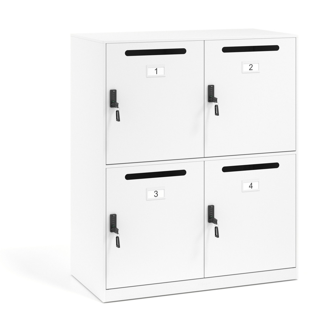taquilla vestuario blanco mailbox 4 compartimentos 1