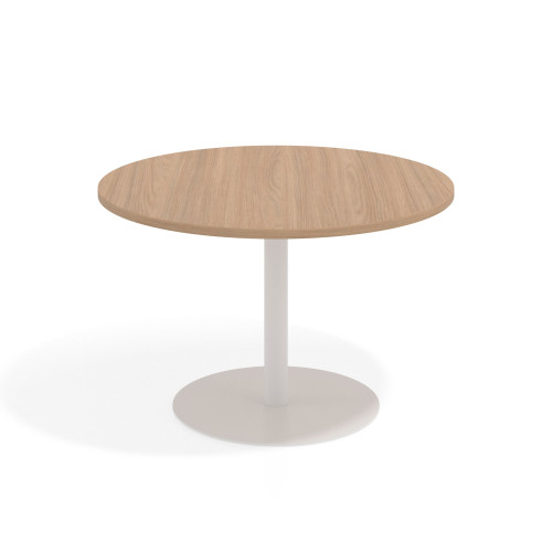 Mesa de Reuniones Redonda Atrium estructura blanca - 67x67