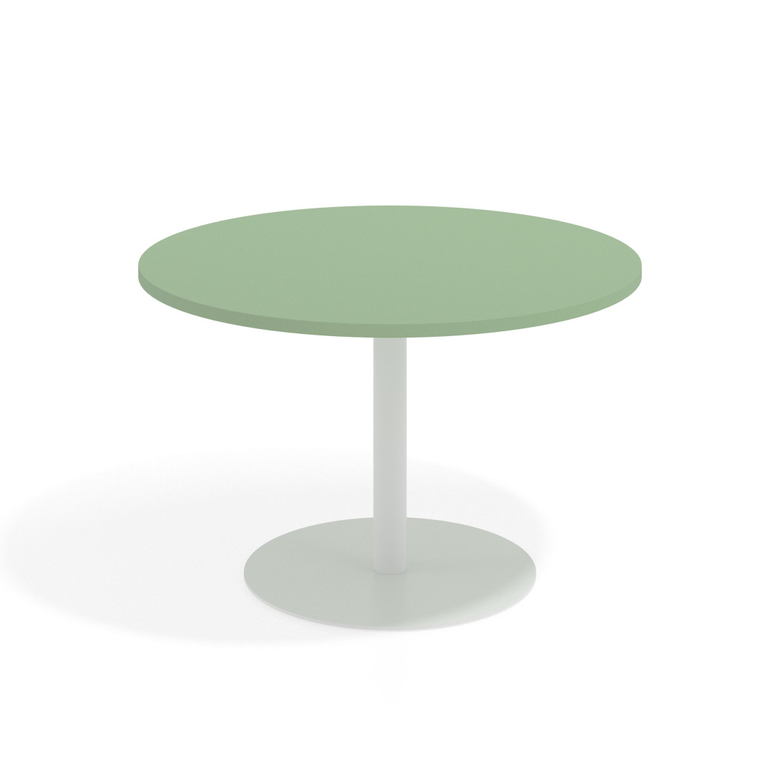 mesa reuniones 67x67 verde talco atrium 1