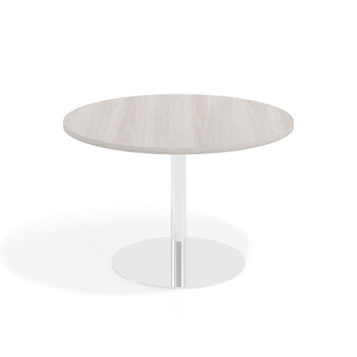 Mesa de Reuniones Redonda Atrium estructura cromada - 67x67