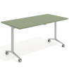 mesa de escritorio plegable 150x75 rayado sauce pivot mesa plegable rectangular 1