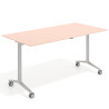 mesa de escritorio plegable 150x75 rosa nube pivot mesa plegable rectangular 1