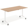 mesa de escritorio plegable 150x75 siroco pivot mesa plegable rectangular 1