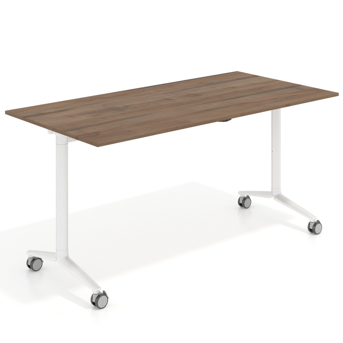 mesa de escritorio plegable 150x75 noce sabi pivot mesa plegable rectangular 1