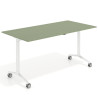 mesa de escritorio plegable 150x75 rayado sauce pivot mesa plegable rectangular 1