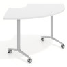 mesa de escritorio plegable 155x93 blanco mate pivot mesa plegable corner 1