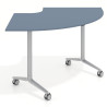 mesa de escritorio plegable 155x93 azul talco pivot mesa plegable corner 1