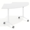 mesa de escritorio plegable 155x93 blanco mate pivot mesa plegable corner 1