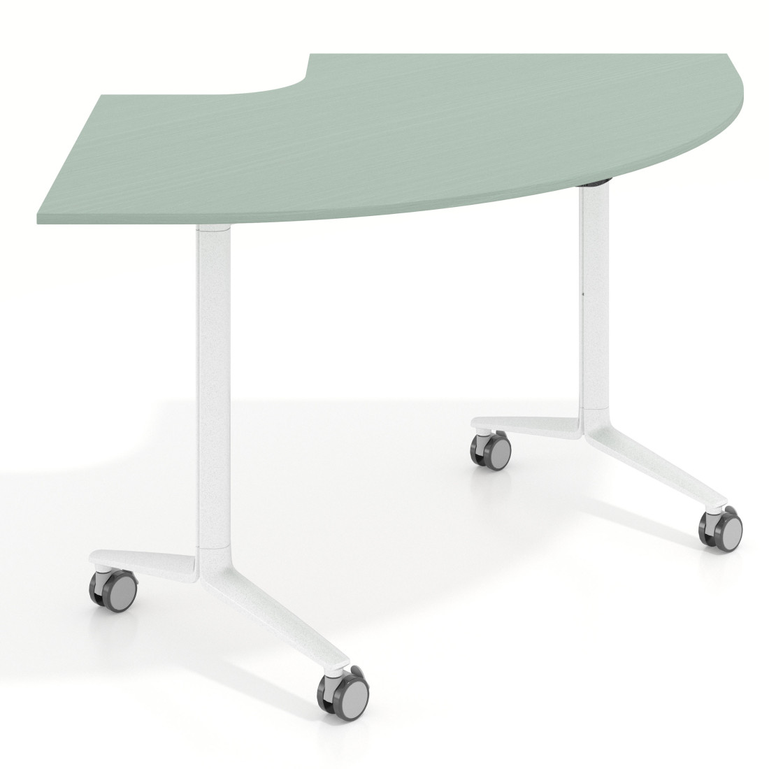 mesa de escritorio plegable 155x93 iris pivot mesa plegable corner 1