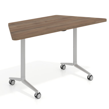 Mesa plegable trapezoidal