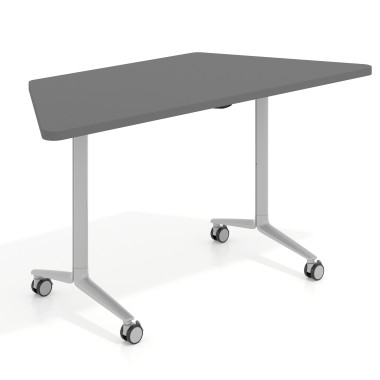Mesa plegable trapezoidal