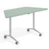mesa de escritorio plegable 150x65 iris pivot mesa plegable trapezoidal 1