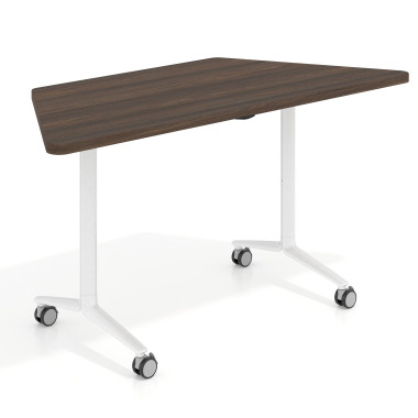Mesa plegable trapezoidal