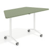 mesa de escritorio plegable 150x65 rayado sauce pivot mesa plegable trapezoidal 1