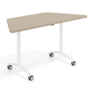 Mesa plegable trapezoidal
