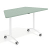 mesa de escritorio plegable 150x65 iris pivot mesa plegable trapezoidal 1