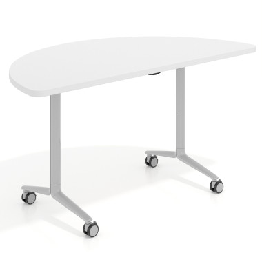 Mesa plegable semicírculo