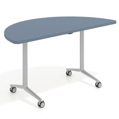 Mesa plegable semicírculo