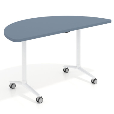 Mesa plegable semicírculo