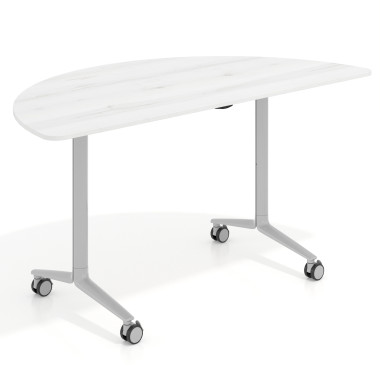 Mesa plegable semicírculo