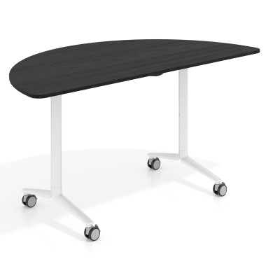 Mesa plegable semicírculo