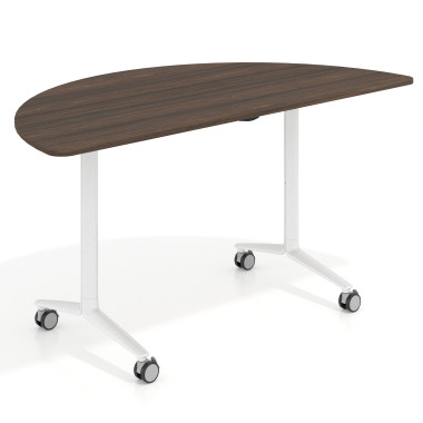 Mesa plegable semicírculo